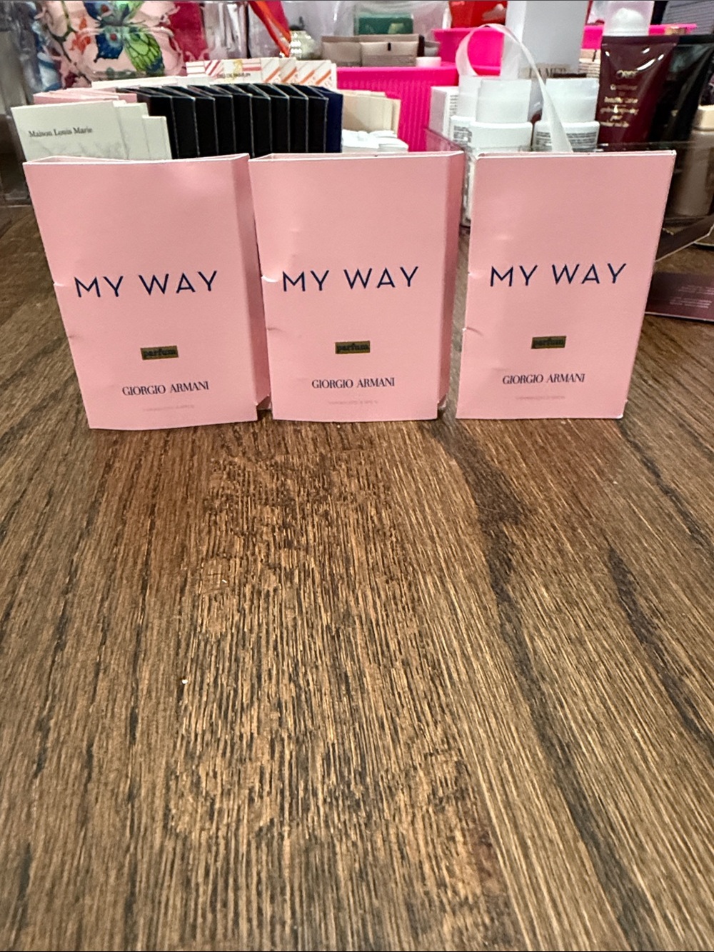 Giorgio Armani My Way samples- set of 3